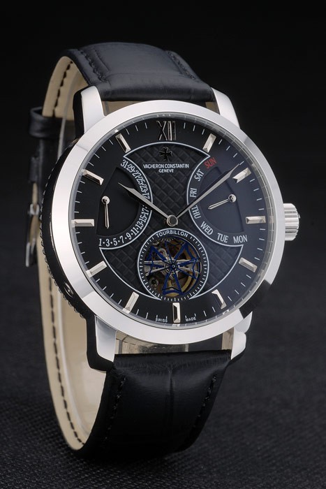 Vacheron Constantin Replica Watches Luxury Leather 80229